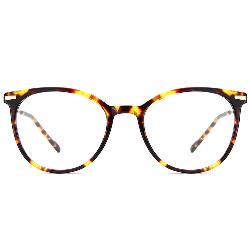 Retro Round Prescription Glasses For Women Optical Anti-Blue-Ray Eyeglasses Myopia Hyperopia Transparent Photochromic