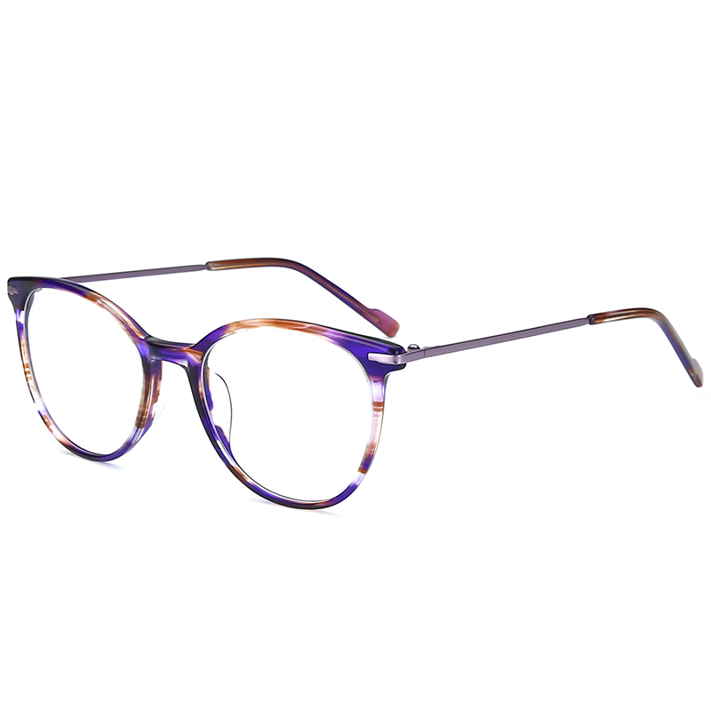 Retro Round Prescription Glasses For Women Optical Anti-Blue-Ray Eyeglasses Myopia Hyperopia Transparent Photochromic