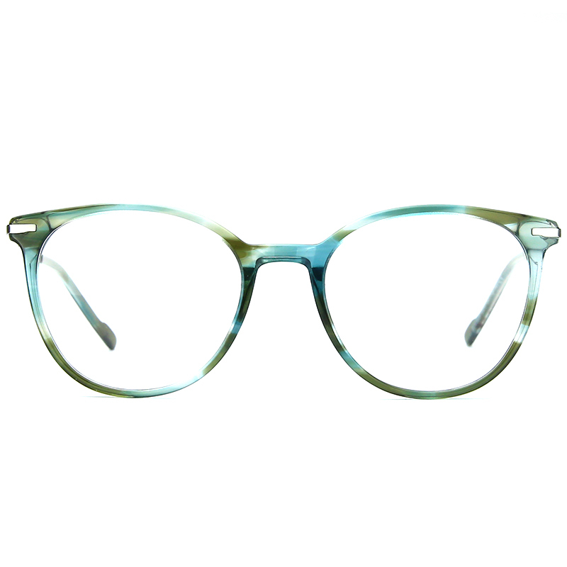 Retro Round Prescription Glasses For Women Optical Anti-Blue-Ray Eyeglasses Myopia Hyperopia Transparent Photochromic