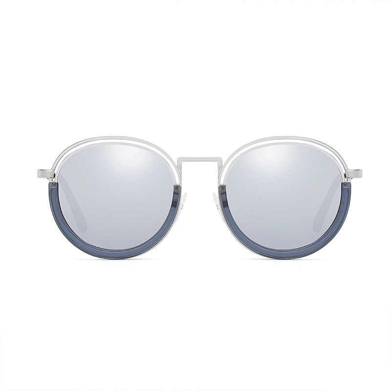 Alloy Polarized Round Sunglasses Women Driving Anti-UV UV400 Polarized Metal Frame Brand Designe Retro Sun Glasses