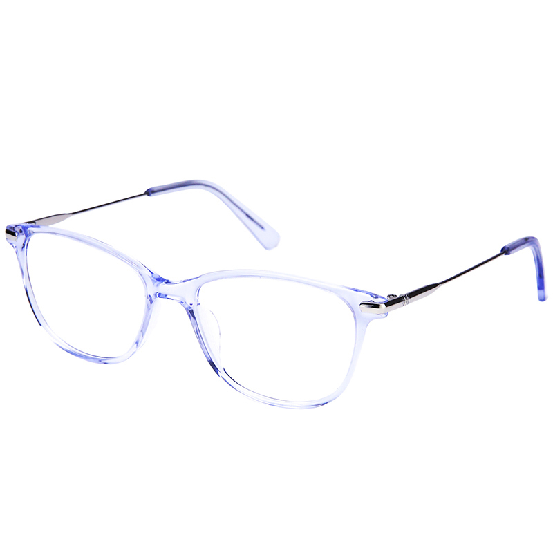 Blue Prescription Glasses for Women Optical Myopia Eyewear Anti-Blue-Ray Photochromic Eyeglasses Hyperopia Transparent