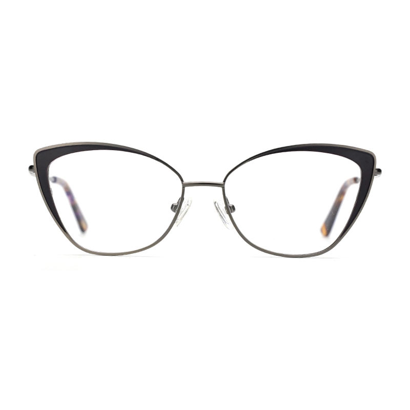 2019 Women Retro Metal Cat Eye Glasses Frame Brand Designer Fashion Eyewear Myopia Prescription Optical Eyeglasses