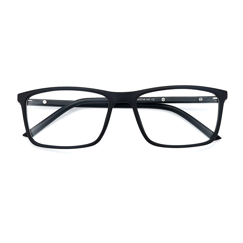 Plastic Prescription Glasses Men Ultralight Square Myopia Prescription Eyeglasses Retro Optical Frame Eyewear