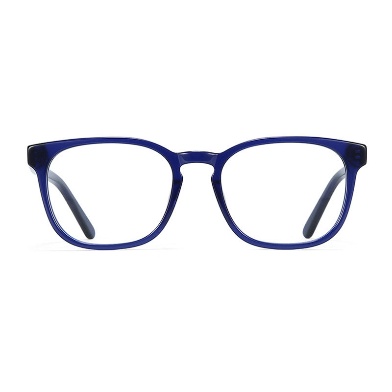 Transparent Acetate Prescription Glasses Women Anti-Blue-Ray Optical Eye Glasses Men Square Myopia Clear Eyeglasses New