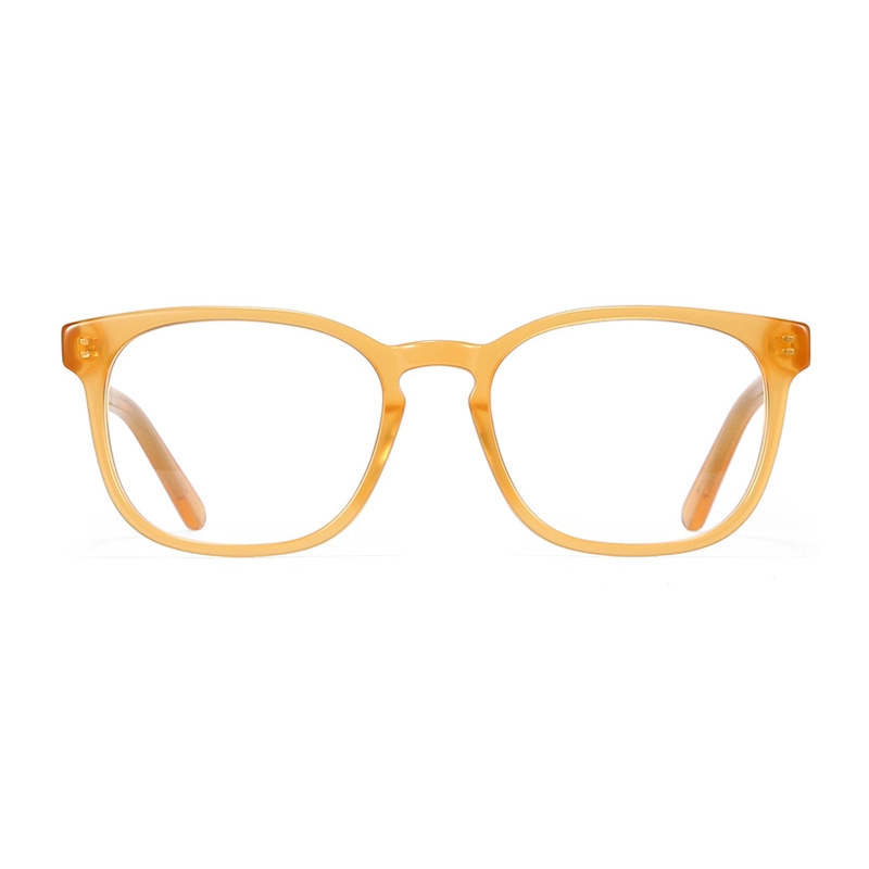 Transparent Acetate Prescription Glasses Women Anti-Blue-Ray Optical Eye Glasses Men Square Myopia Clear Eyeglasses New