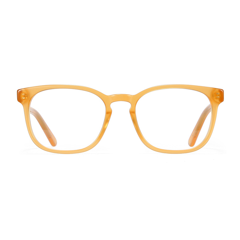 Transparent Acetate Prescription Glasses Women Anti-Blue-Ray Optical Eye Glasses Men Square Myopia Clear Eyeglasses New