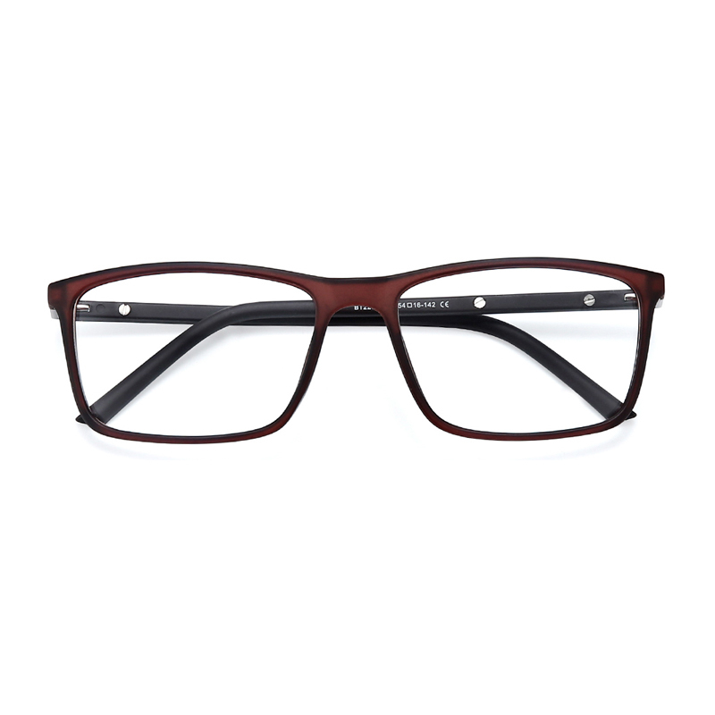 Plastic Prescription Glasses Men Ultralight Square Myopia Prescription Eyeglasses Retro Optical Frame Eyewear