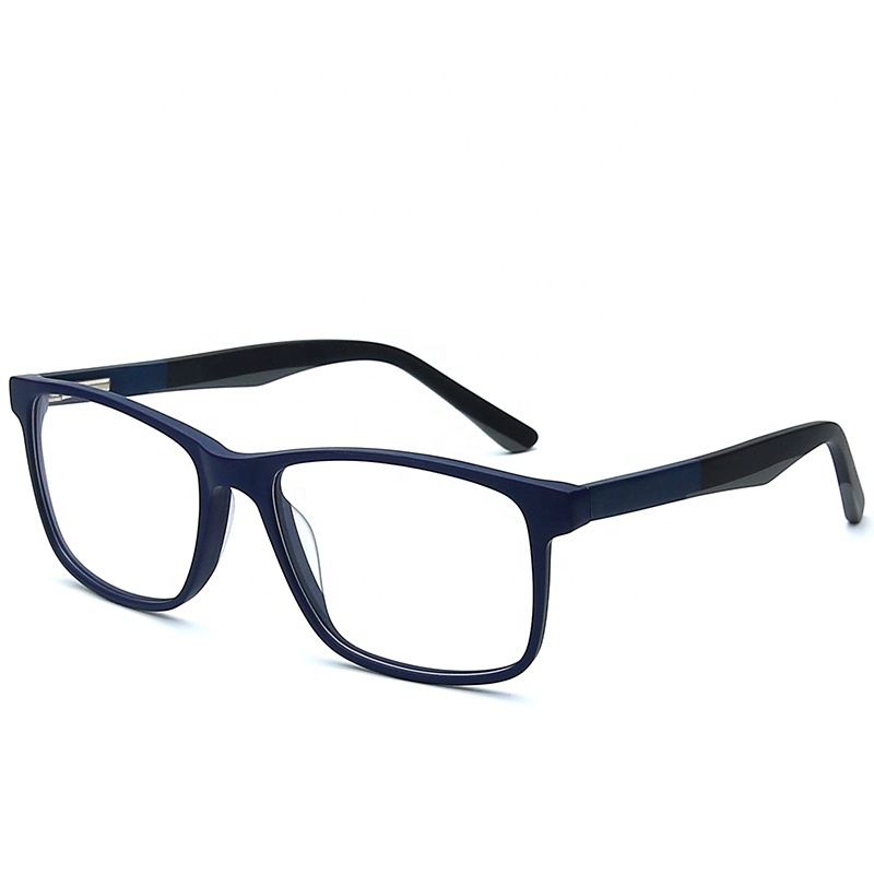 Square Acetate Prescription Glasses for Men Clear Anti-Blue-Ray Myopia Eyeglasses Optical Hyperopia Photochromic 2020