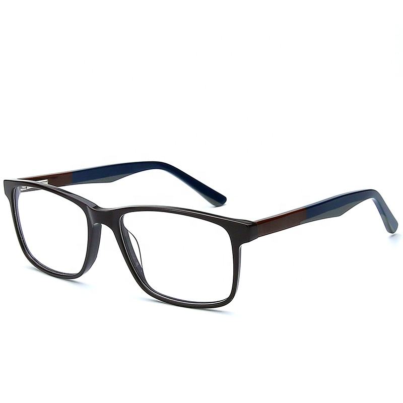 Square Acetate Prescription Glasses for Men Clear Anti-Blue-Ray Myopia Eyeglasses Optical Hyperopia Photochromic 2020