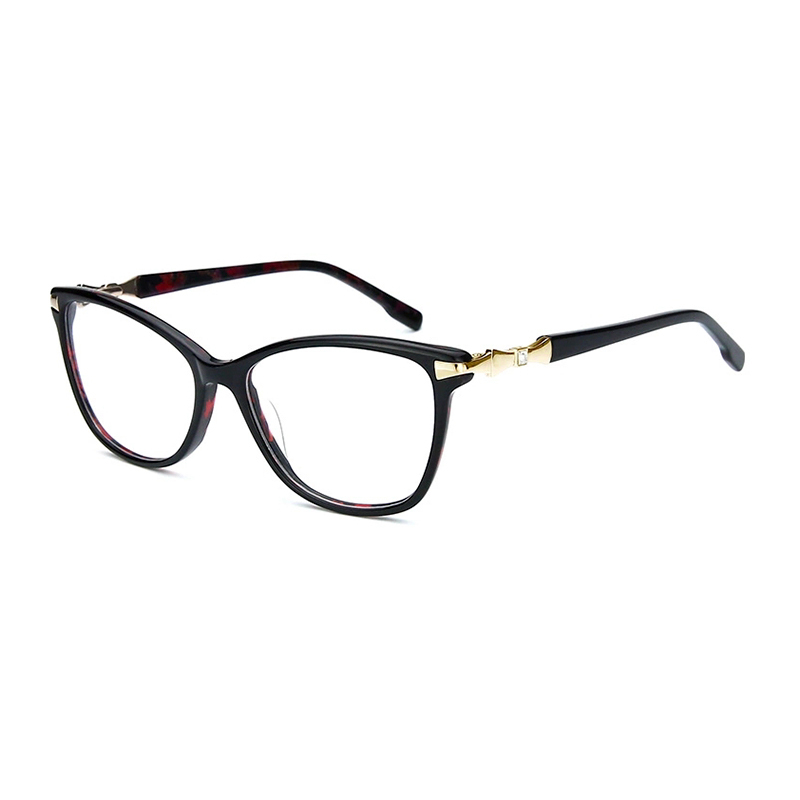 Acetate Optical Prescription Glasses Frame Women Transparent Photochromic Eyeglasses Myopia Eyewear Clear 2020 BT7000