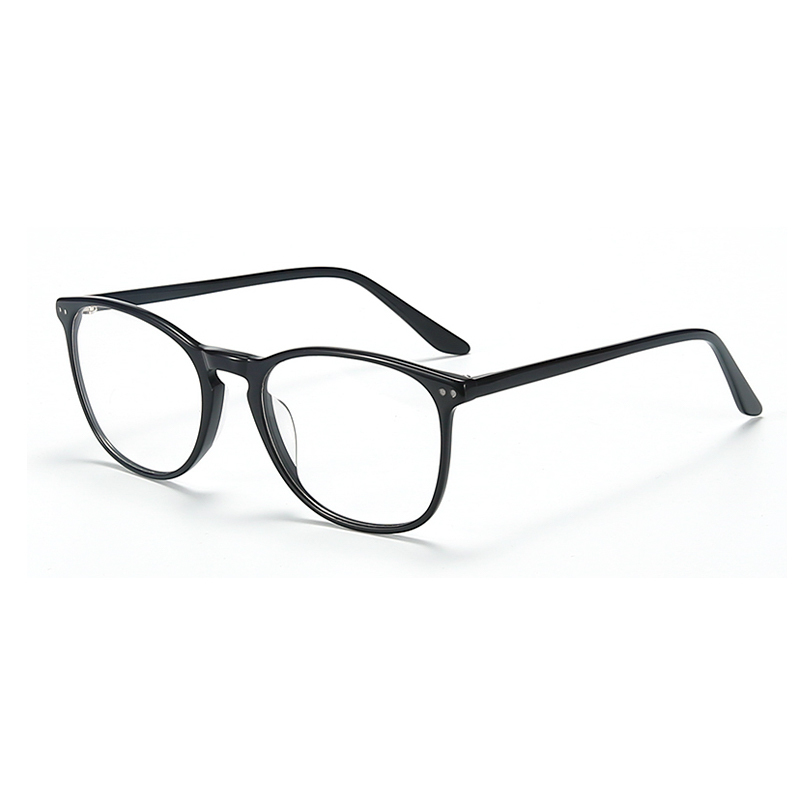 Acetate Prescription Glasses for Women Men Square Optical Myopia Spectacles Frames Anti Blue Light Ray Computer Eyewear