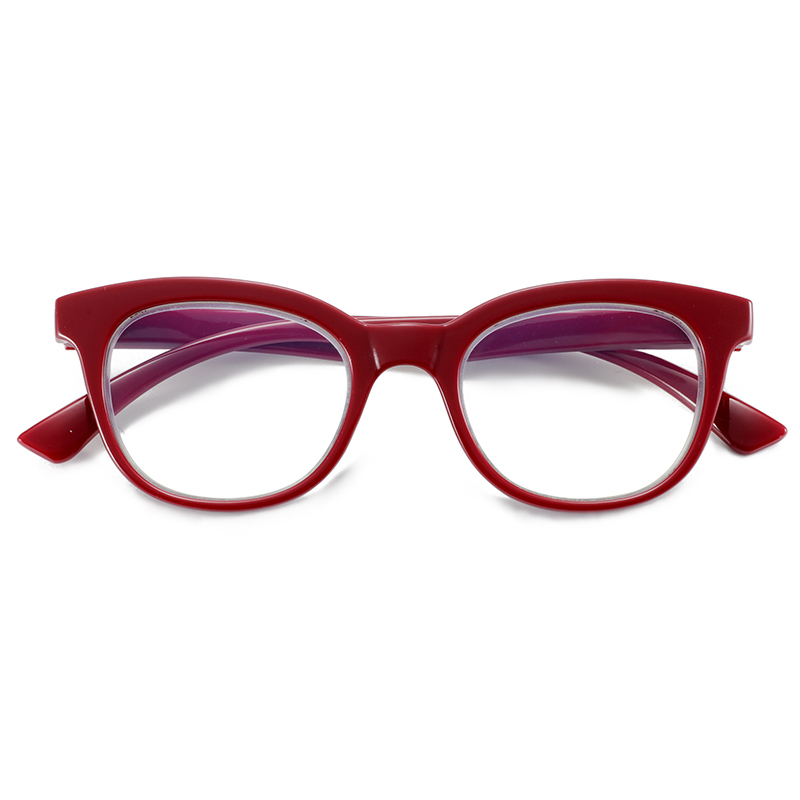 Casual and fashionable style with oval eye shape resin lenses PC unisex anti blue light blocking reading glasses eye glasses