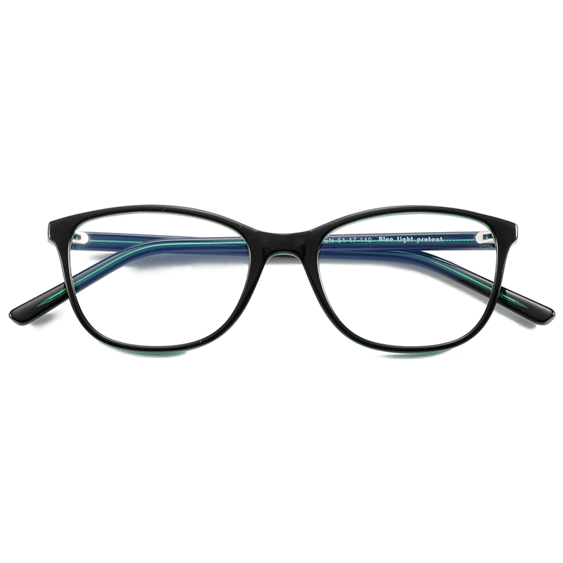 Simple and classic style resin lenses CP unisex fashion trendy optical eyeglasses frame blue light blocking