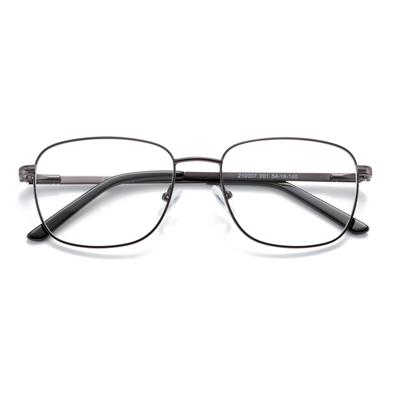 Classic business and leisure style resin lenses metal male men optical frames eyeglasses