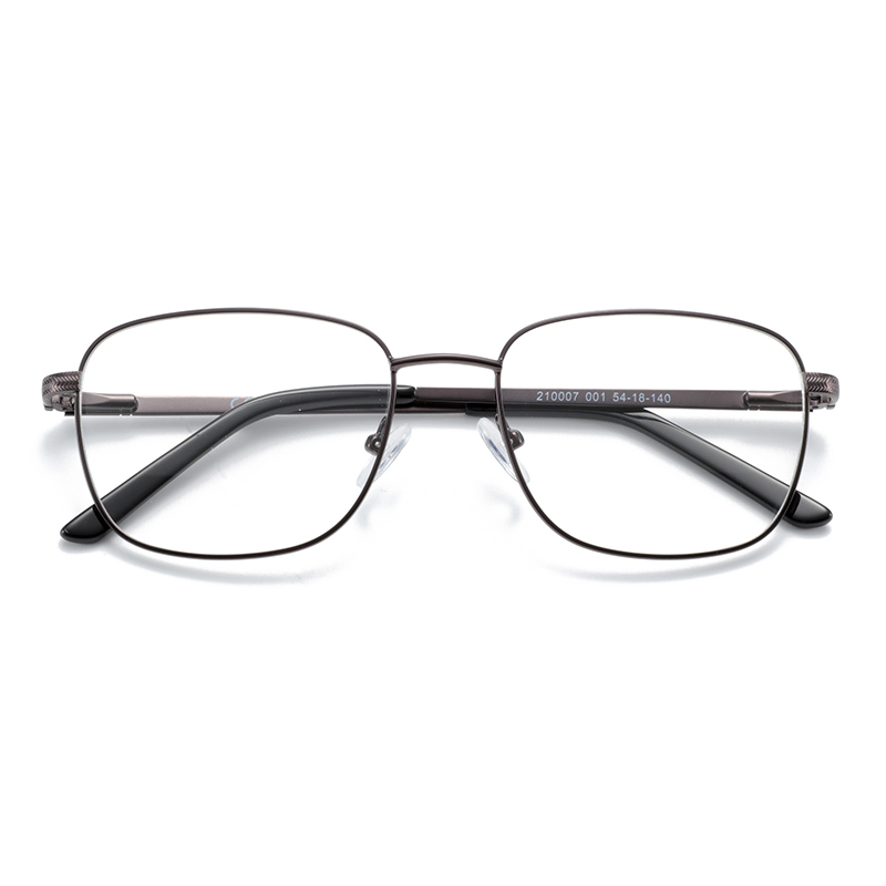 Classic business and leisure style resin lenses metal male men optical frames eyeglasses