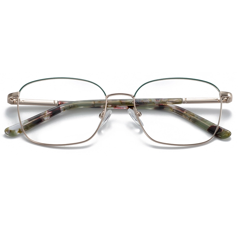 Oval classic style resin lenses metal female women optical frames manufacturers in china optical frames eyeglasses