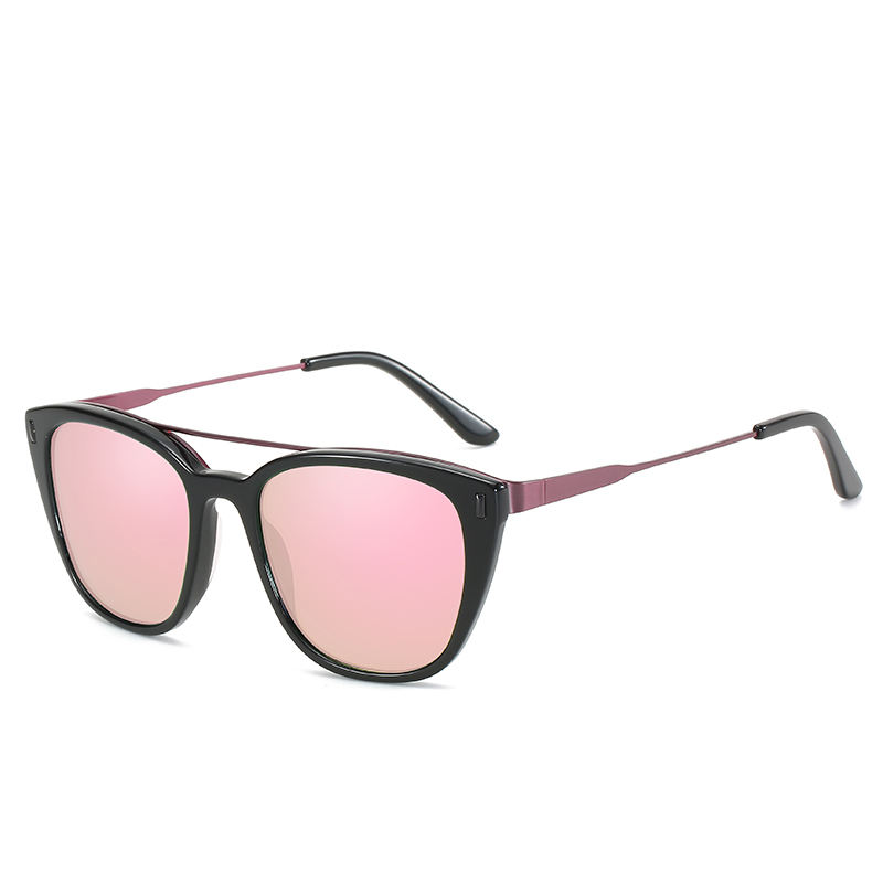 Luxury designer acetate frame polarized lens oversize sun glasses sunglasses for women