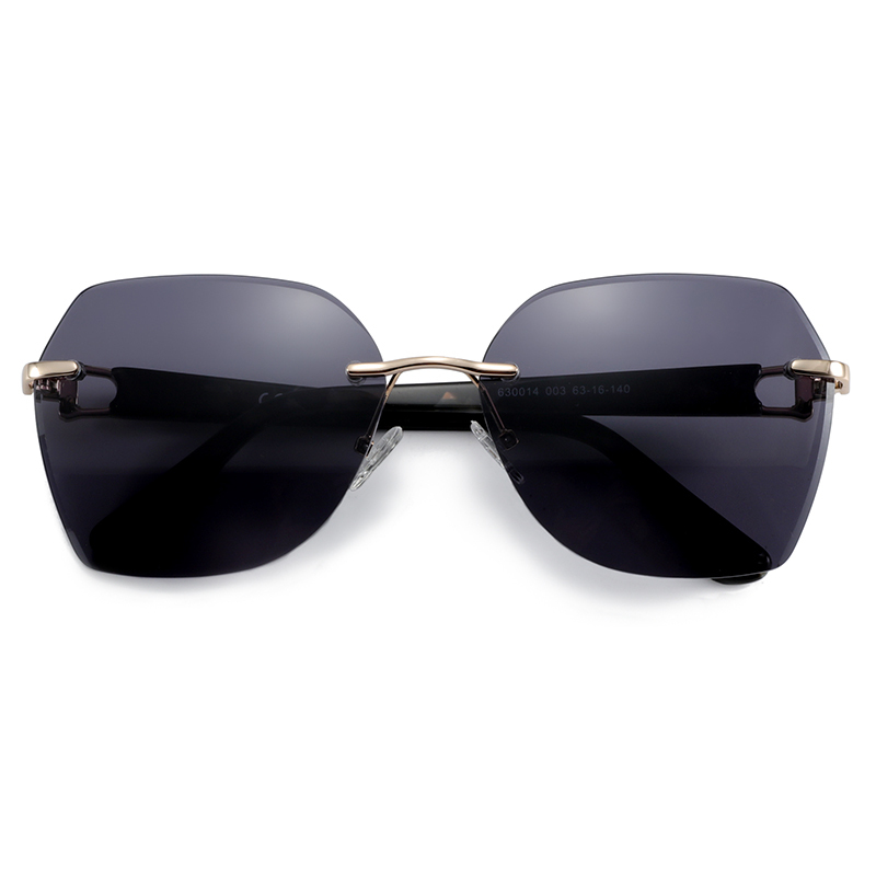 Butterfly fashion style uv400 resin lenses metal acetate women