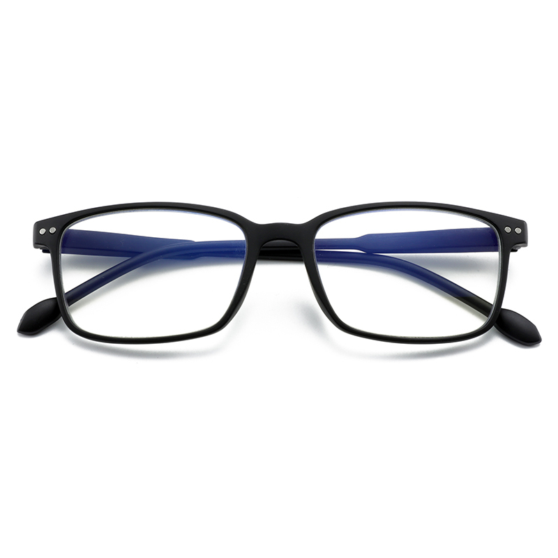 Square retro style blue light proof men's presbyopia glasses