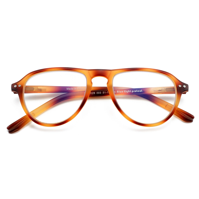 Pilot retro style blue light proof men's optical glasses