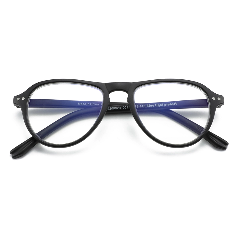 Pilot retro style blue light proof men's optical glasses