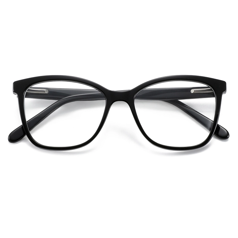 Round large frame style plate women's anti blue light blocking