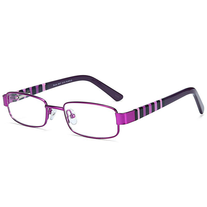 Girl Eyeglasses Myopia Progress Prescription Frame Metal Frame Eyewear Fake Glasses Designer Optical Frames BT8011