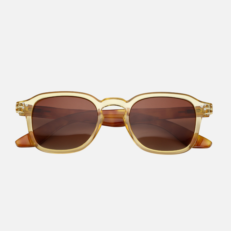 New Style Fashion Retro Square Thick Frame Sunglasses 2023 Original Design Sun Glasses Shade