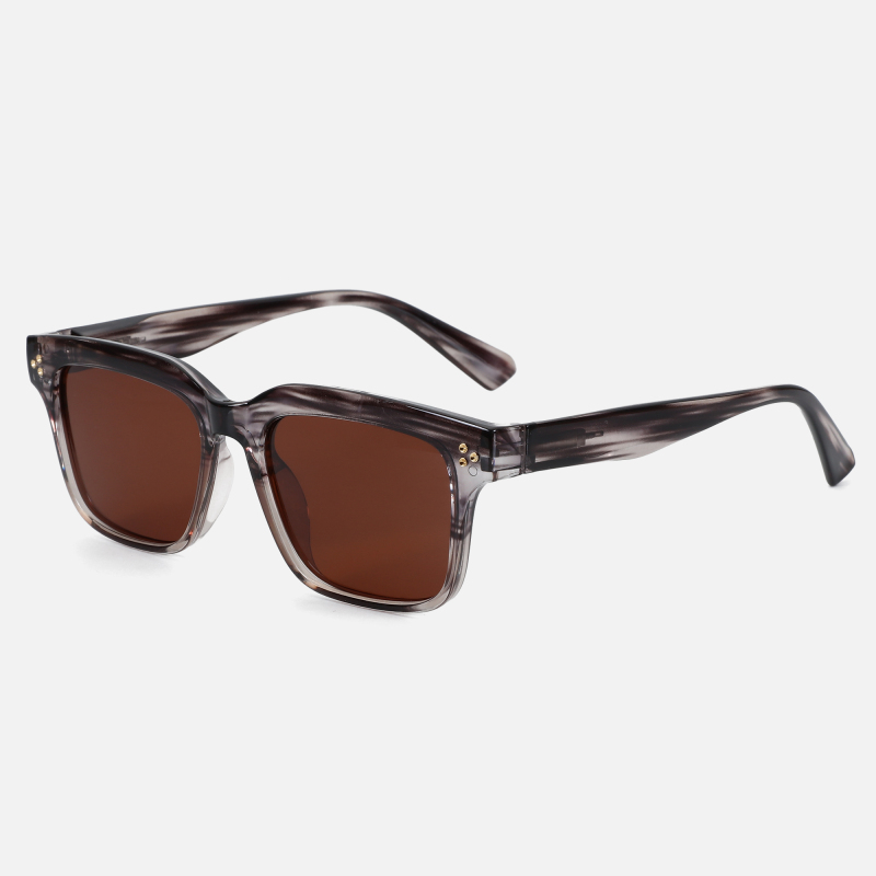 Fashion New Style Thick Frame Polarized Shades Sunglasses 2023 Men Women square vintage Lentes De Sol