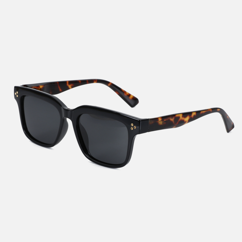 Fashion New Style Thick Frame Polarized Shades Sunglasses 2023 Men Women square vintage Lentes De Sol
