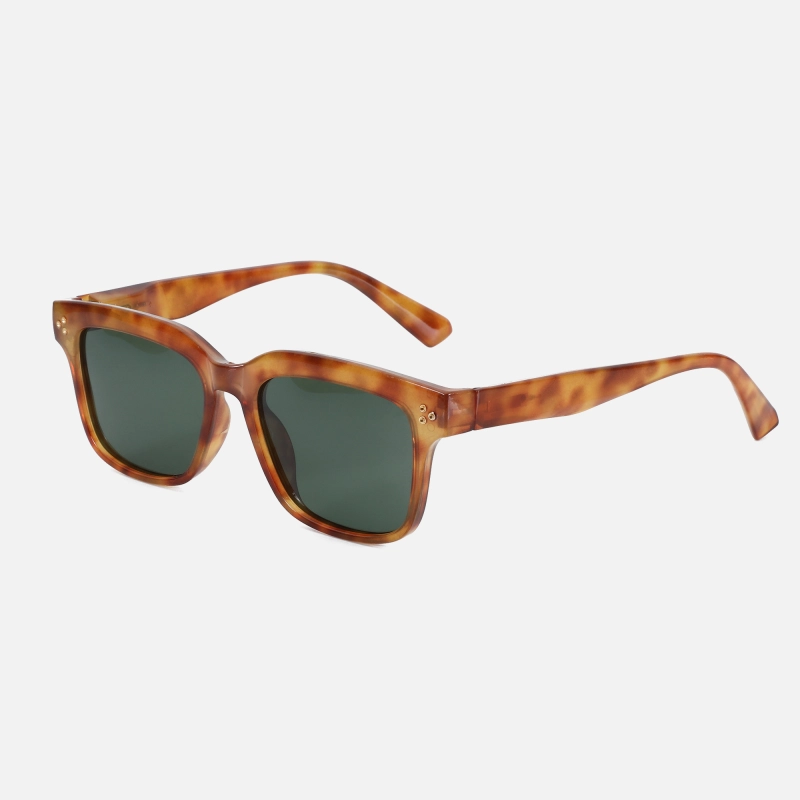 Fashion New Style Thick Frame Polarized Shades Sunglasses 2023 Men Women square vintage Lentes De Sol
