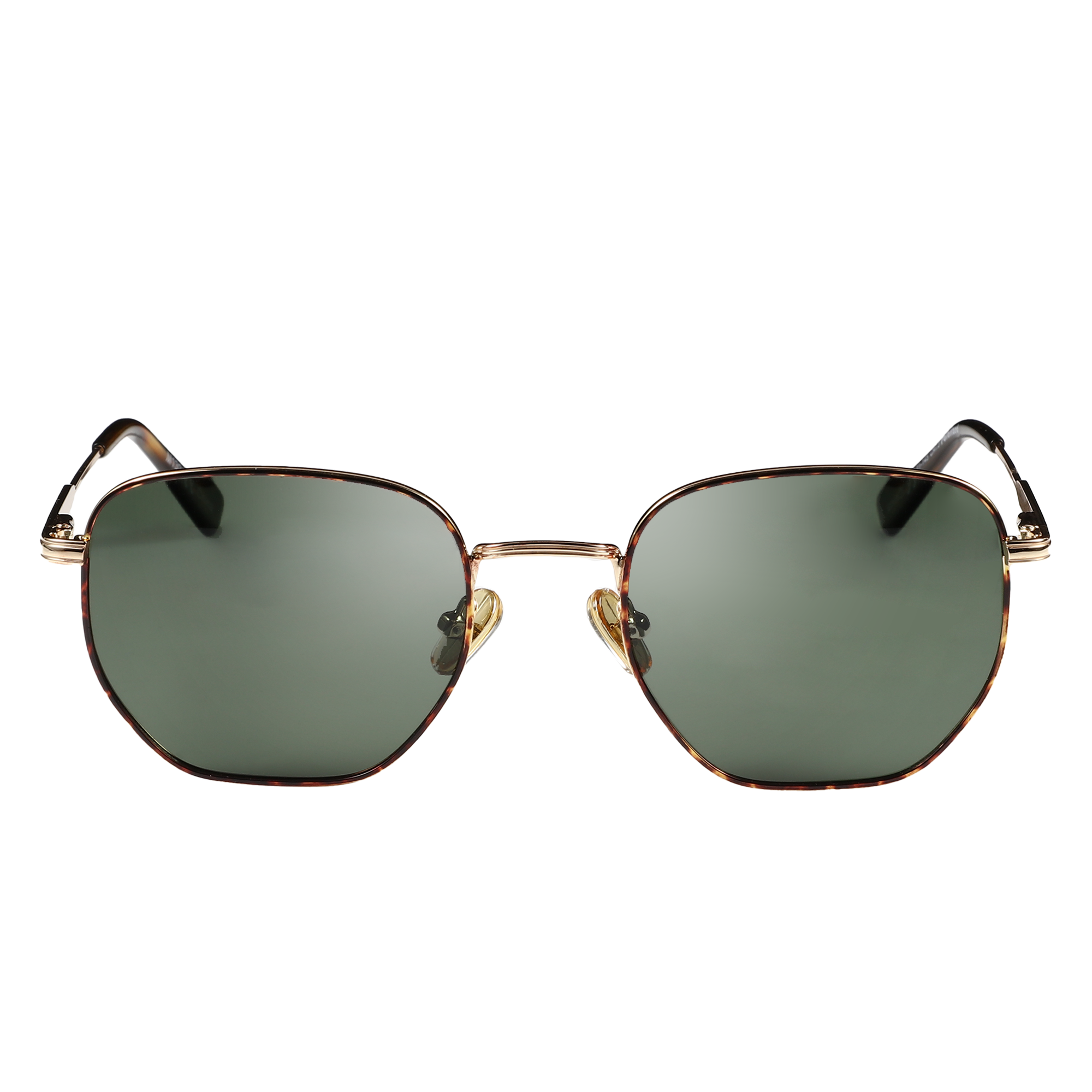 LOGO SUNGLASSES 68043 IN GOLD METAL GREY LENS