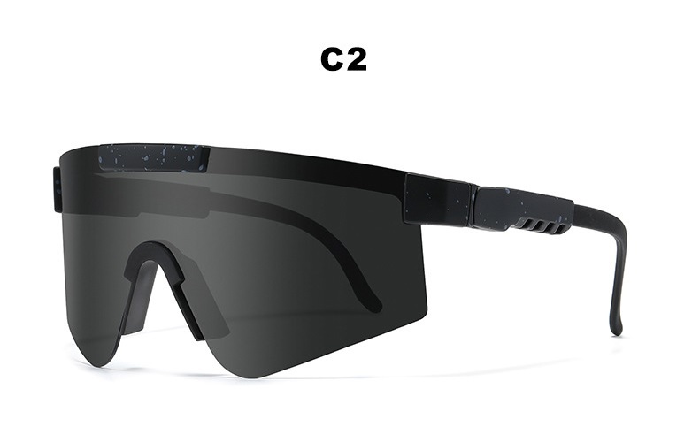 TR90 One-piece Polarized Sports Sunglasses Cycling Sun Glasses for Men