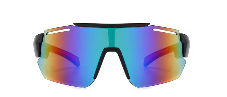 One-piece Half-rimless Sports Sunglasses Cycling Sun Glasses Wholesale