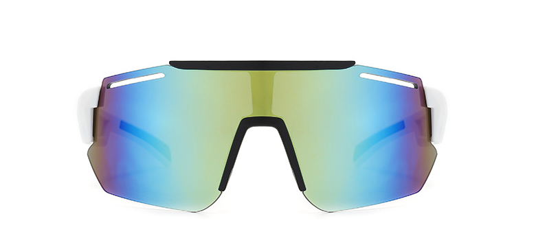 One-piece Half-rimless Sports Sunglasses Cycling Sun Glasses Wholesale