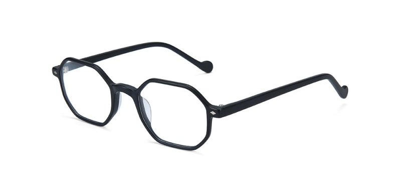 Ultralight Hexagon Glasses Frames Men Optical Myopia Eyewear Clear Lens Optical Glasses Acetate Eyeglasses Spectacles