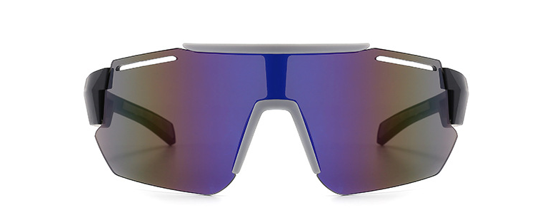 One-piece Half-rimless Sports Sunglasses Cycling Sun Glasses Wholesale