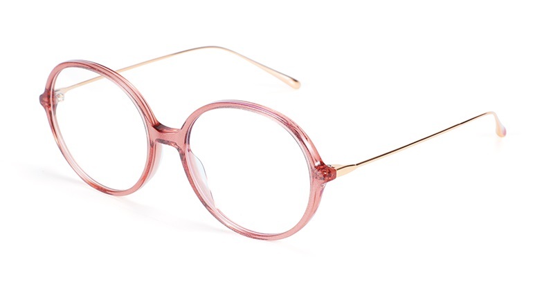 Computer Glasses Spectacles Women Glasses Frame Women Eyeglasses Round Full Rim Eyewear Fake Glasses Clear Glasses