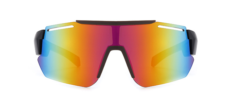 One-piece Half-rimless Sports Sunglasses Cycling Sun Glasses Wholesale