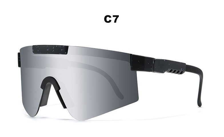 TR90 One-piece Polarized Sports Sunglasses Cycling Sun Glasses for Men