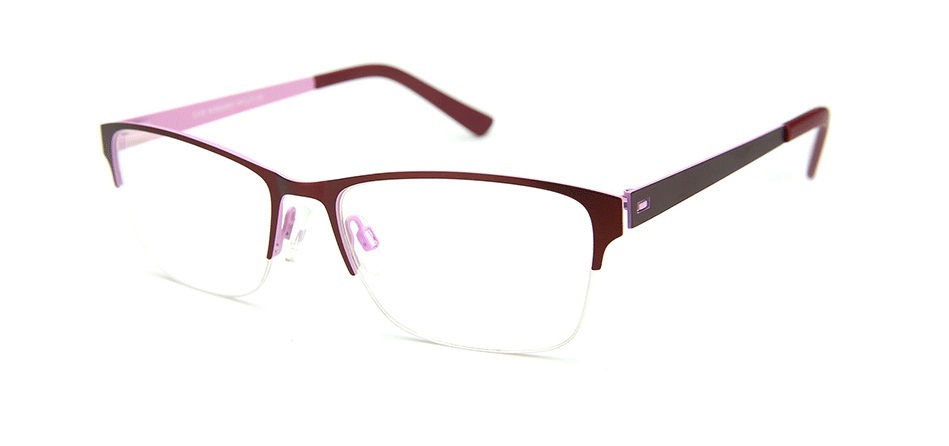 Metal Semi Rimless Prescription Glasses Frame For Men Optical Hyperopia Myopia Eyeglasses Eyewear