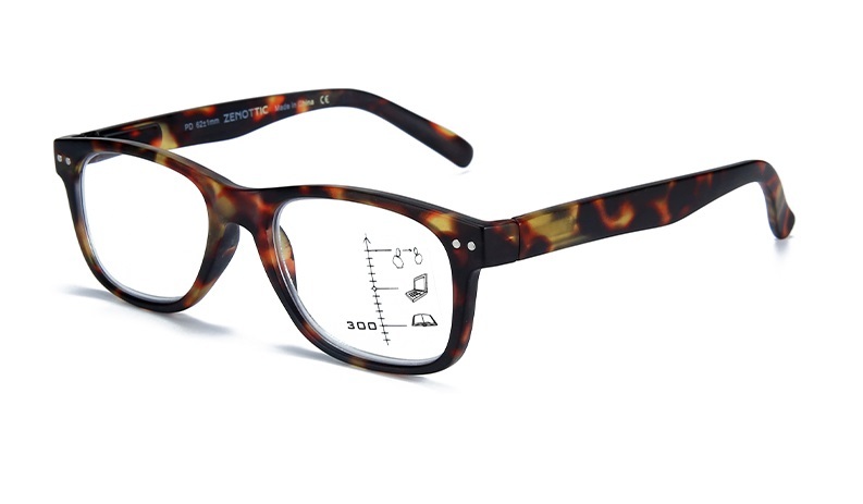 Progressive Reading Glasses Men Hyperopia Prescription Glasses  Square Glasses Reading Glasses for Women