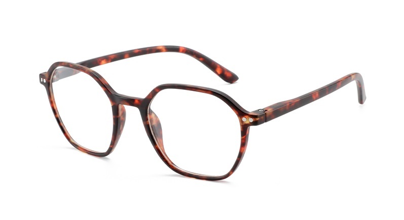 Polygon geometry fashion style injection molding neutral anti blue light optics