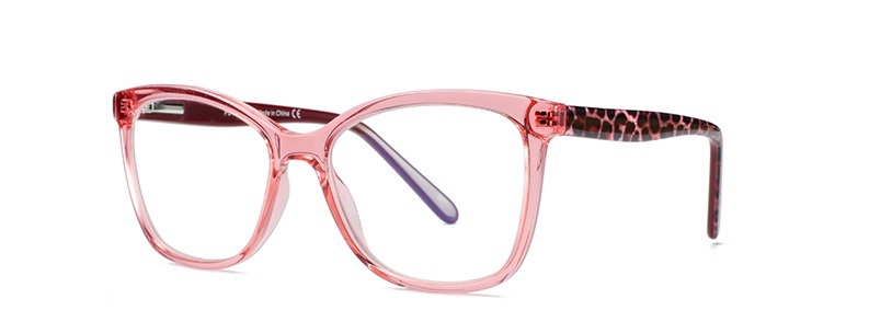 Round large frame style plate women's anti blue light blocking