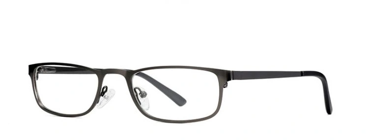 Oval retro style metal optical glasses for men