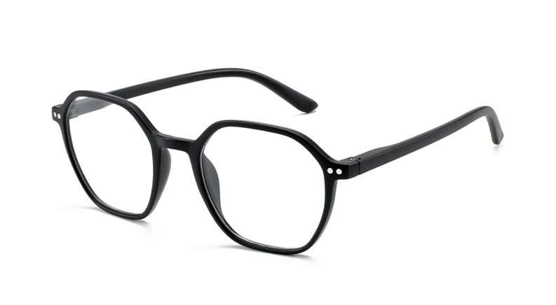 Polygon geometry fashion style injection molding neutral anti blue light optics