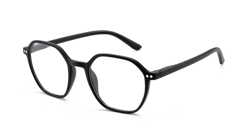 Polygon geometry fashion style injection molding neutral anti blue light optics