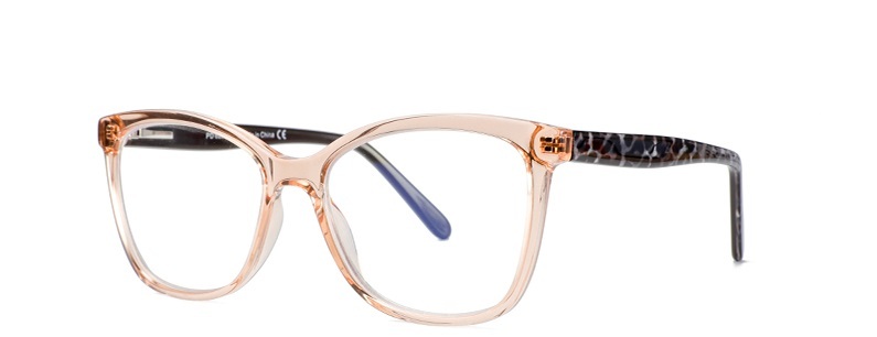 Round large frame style plate women's anti blue light blocking