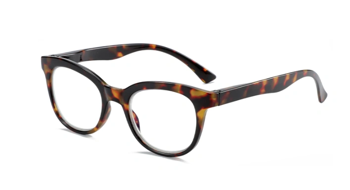 Casual and fashionable style with oval eye shape resin lenses PC unisex anti blue light blocking reading glasses eye glasses