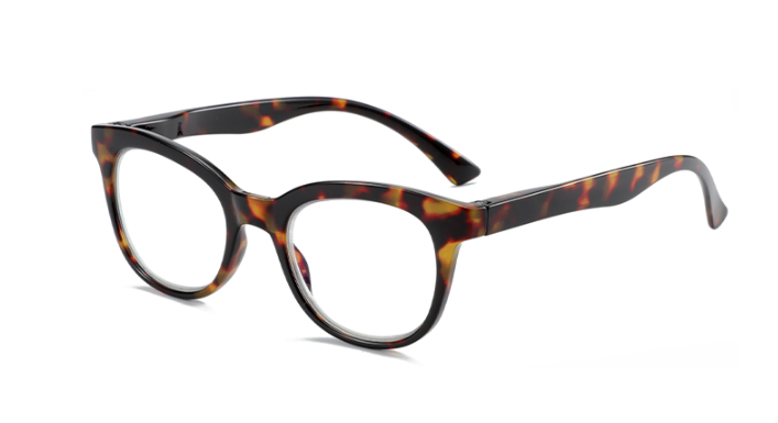 Casual and fashionable style with oval eye shape resin lenses PC unisex anti blue light blocking reading glasses eye glasses